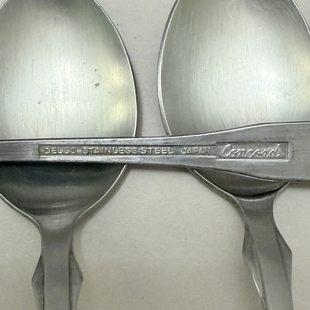 Delco Stainless Steel Japan Concord Spoon Ice Tea Spoons 7